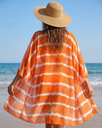 Biquíni + Saída de Praia Bandeau Com Laços Estilo Resort