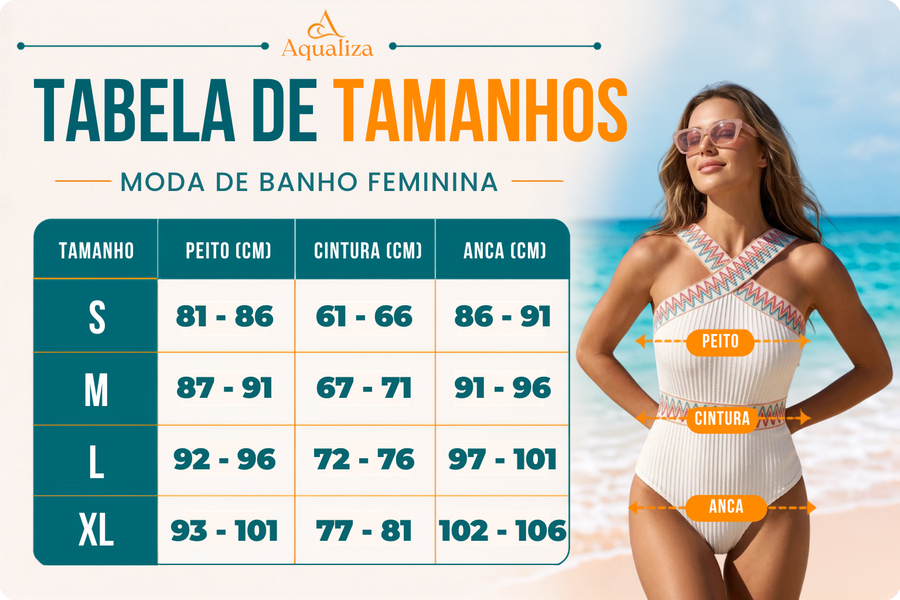 Tabela de tamanhos