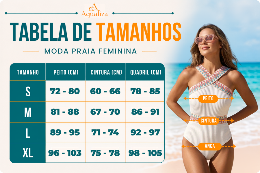 Tabela de tamanhos