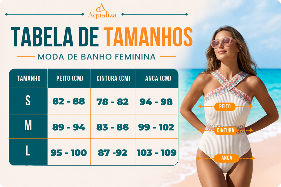 Tabela de tamanhos