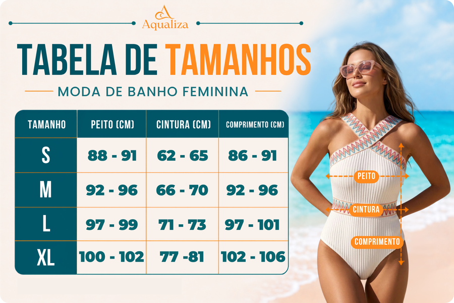 Tabela de tamanhos