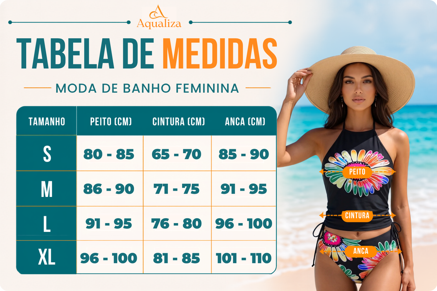 Tabela de tamanhos